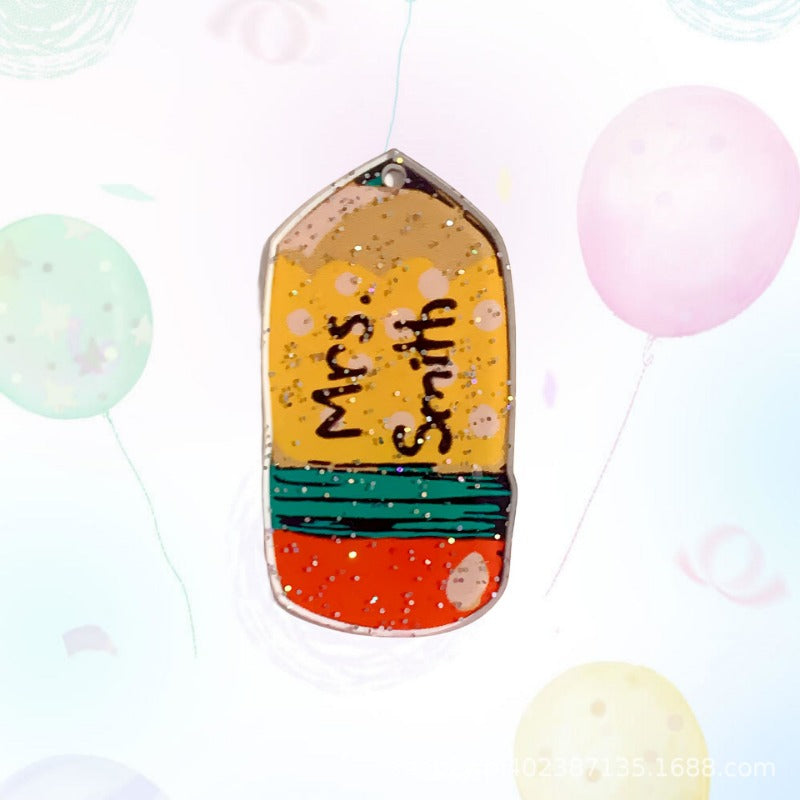 Wholesale 30pcs Acrylic Glitter Campus Style Graduation Season Accessories DIY Materials